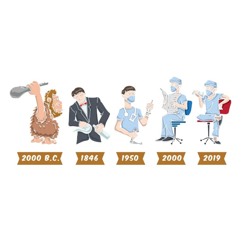 Evolution de l'anesthésiste