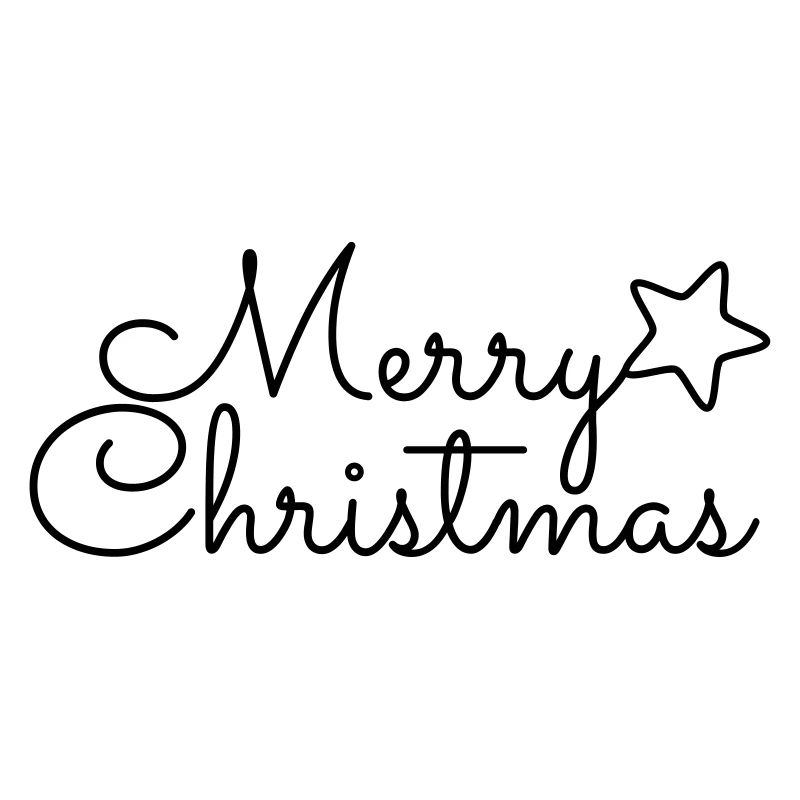 Joyeux Noël cursive Joyeux Noël