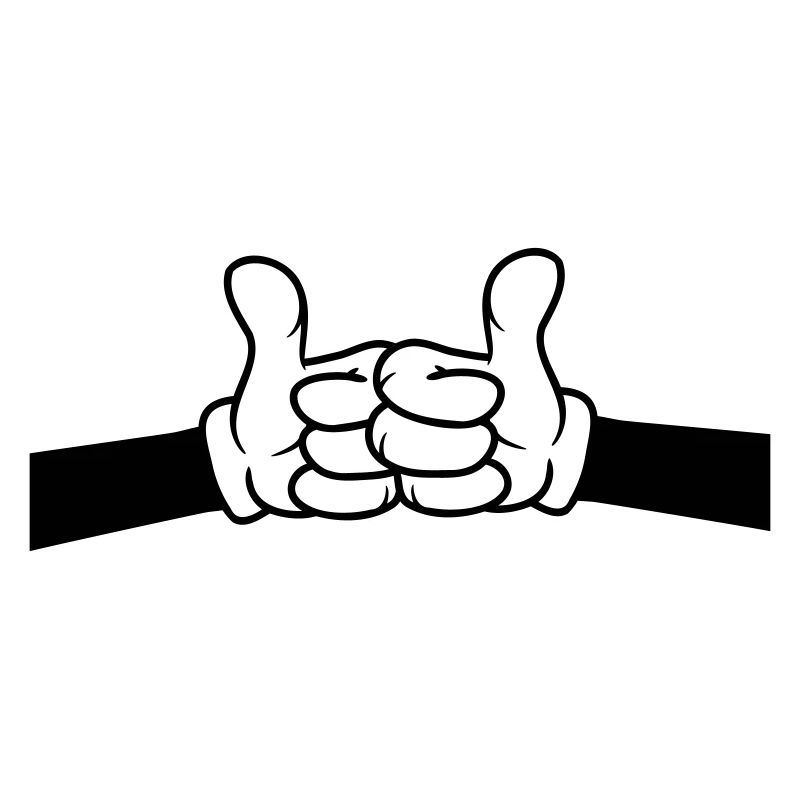 Brofist thumbs up comic