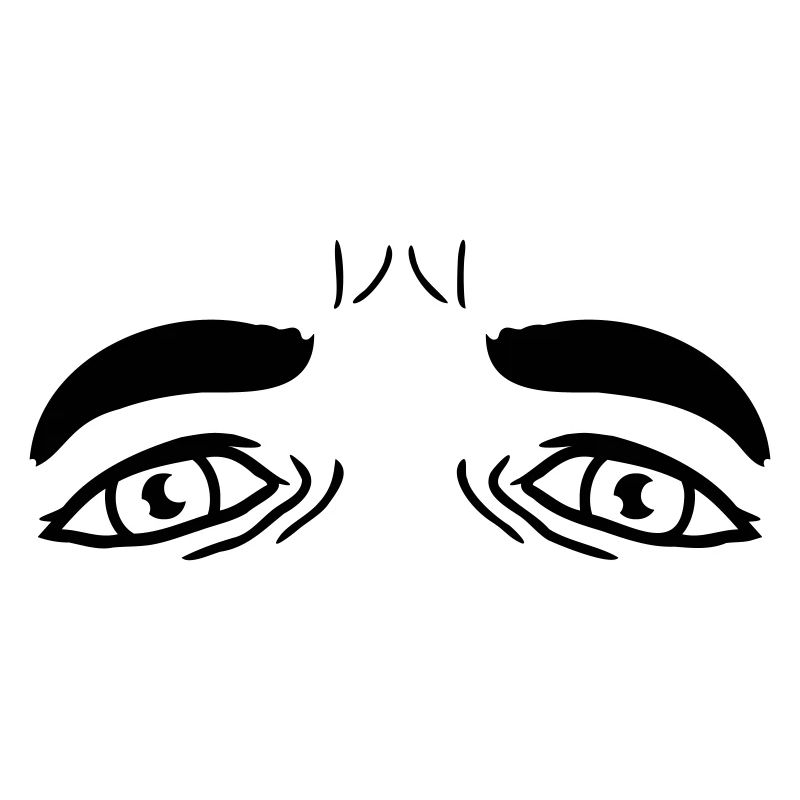 Crying Sad Eyes Design