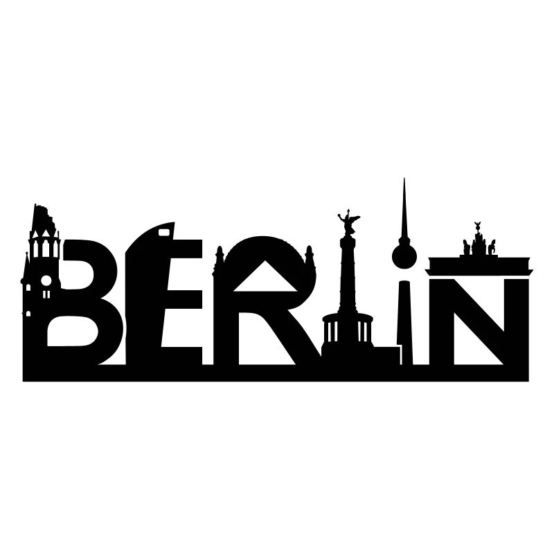 Berlin skyline with sights