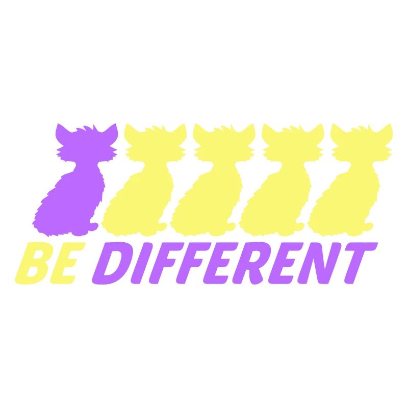 Be Different Katzen Freunde Anders Besonders Sein