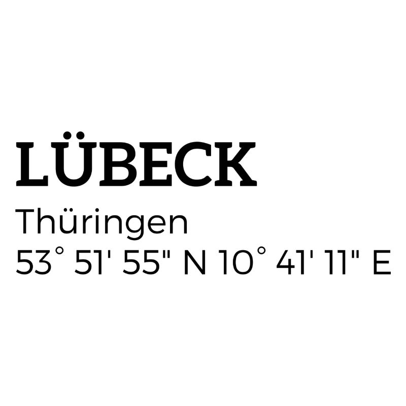 Lübeck Thuringia coordinates