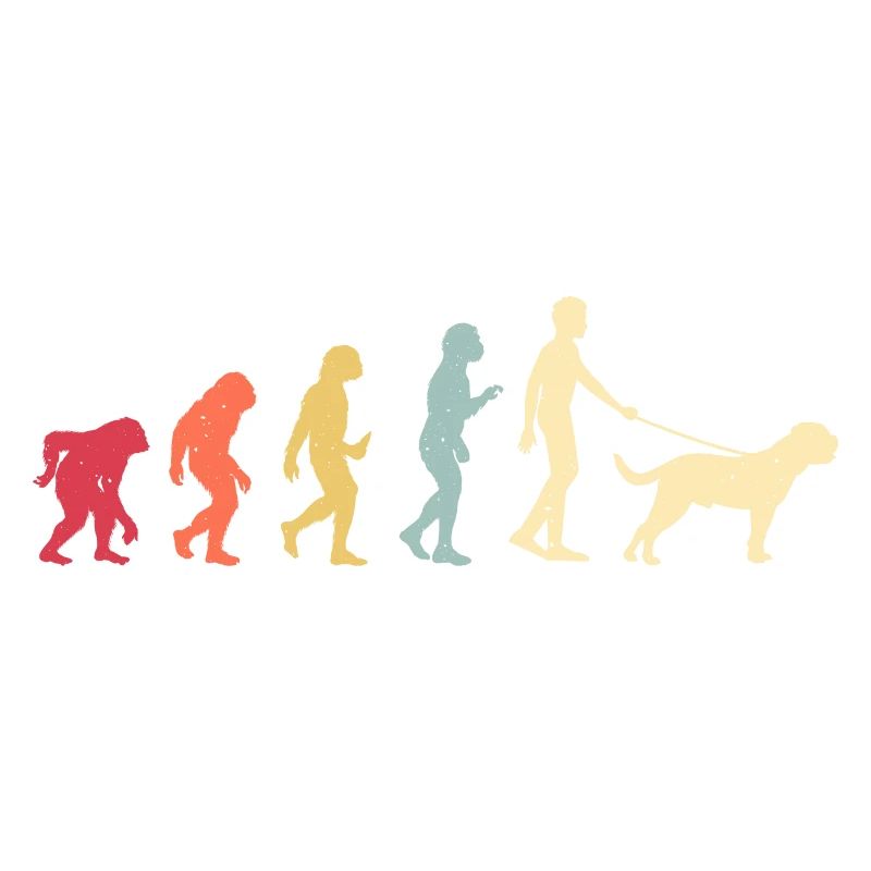 Bordeauxdogge Evolution Retro Vintage