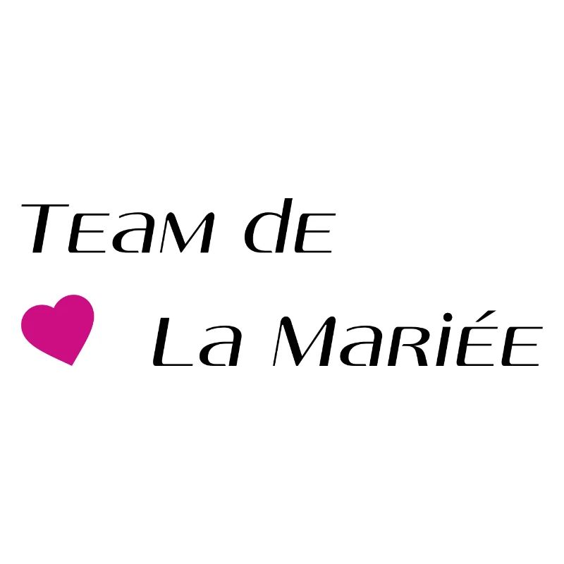 Team de la mariée