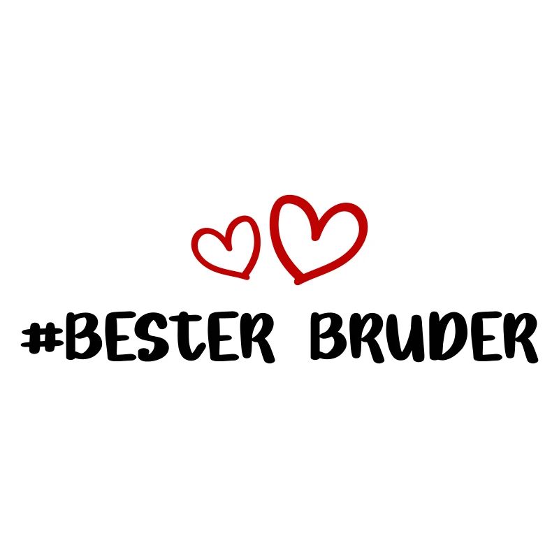 Bester Bruder Herz Liebe