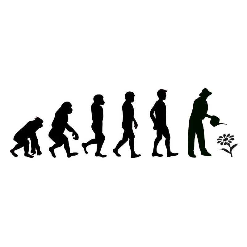 Evolution Gärtner schwarz