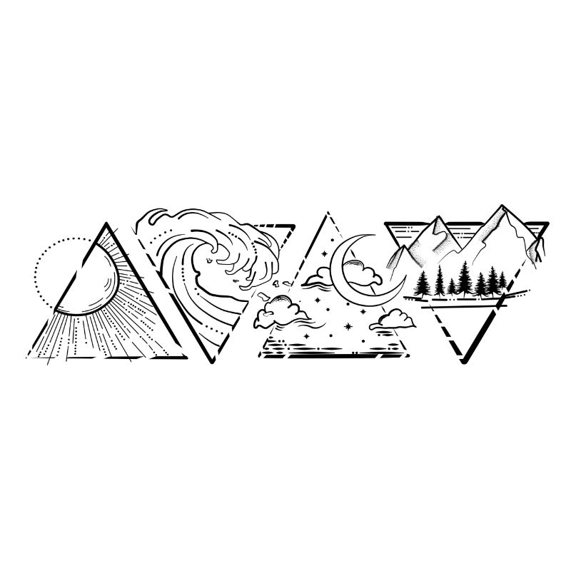 vier Elemente sw-ws quer