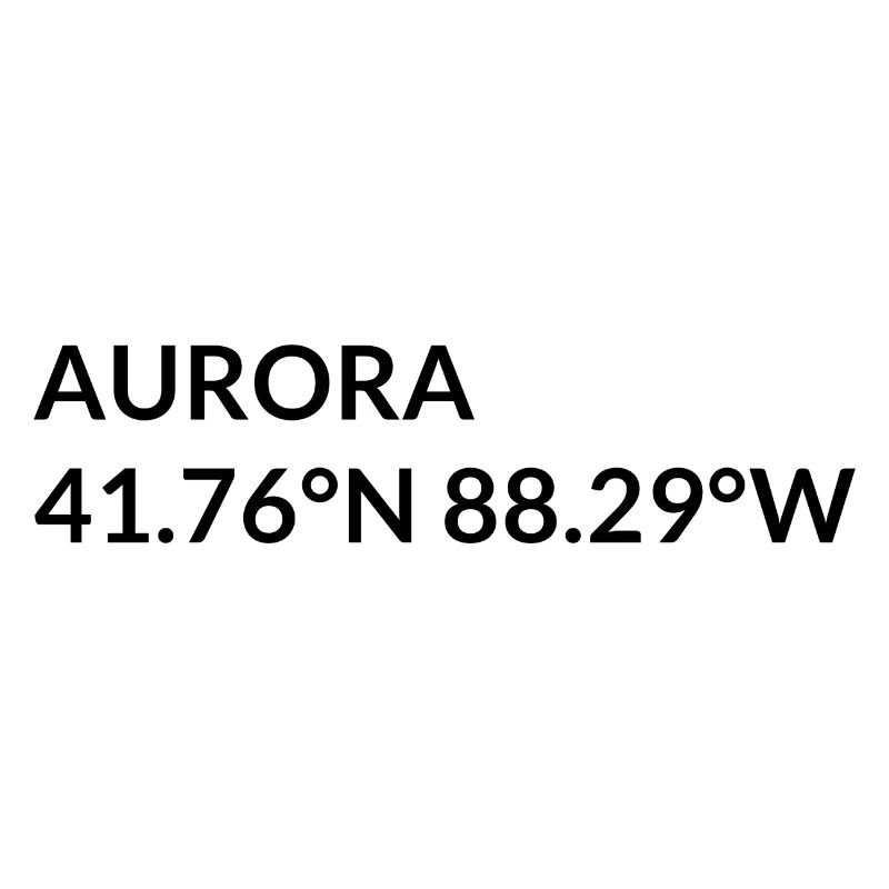Aurora Illinois USA Coordinates