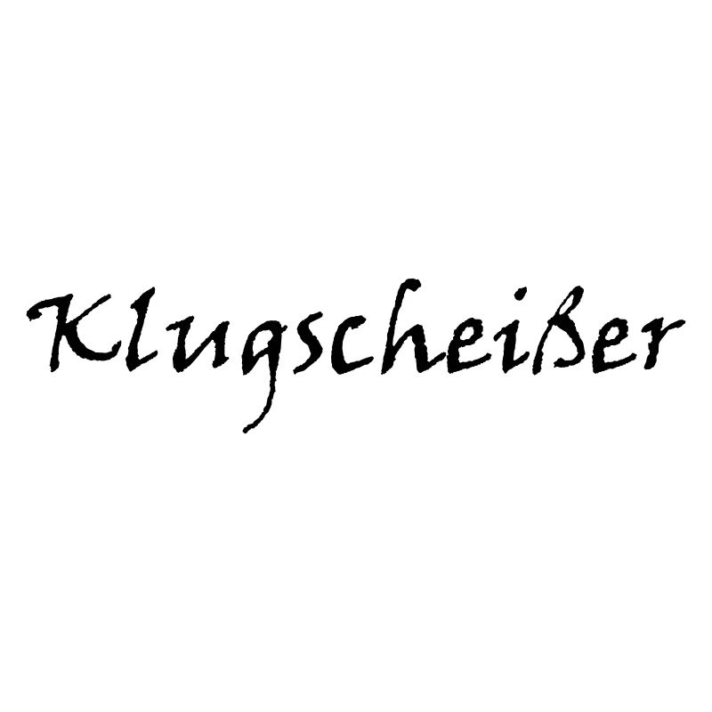 Klugscheisser Besserwisser