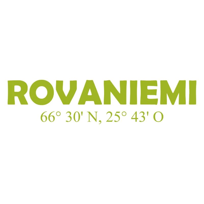 Rovaniemi - Finland - Coordinates - Longitude