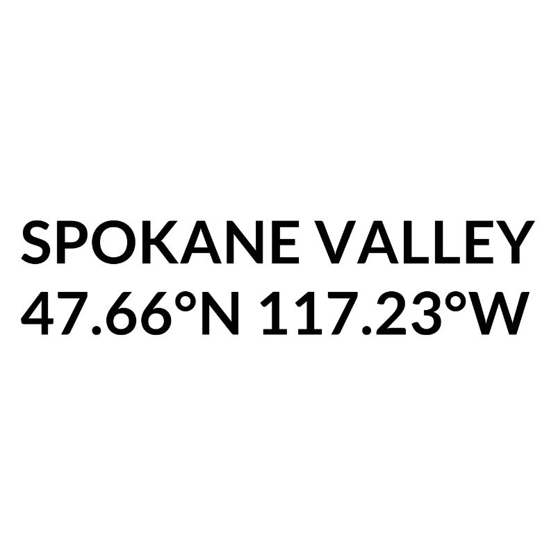 Spokane Valley, Washington, USA Coordinates