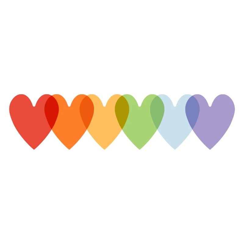 Rainbow Hearts Pride