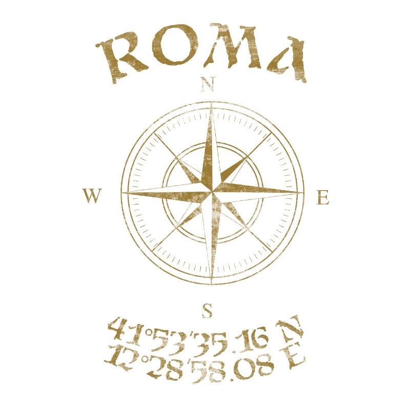 Compass GPS coordinates Roma