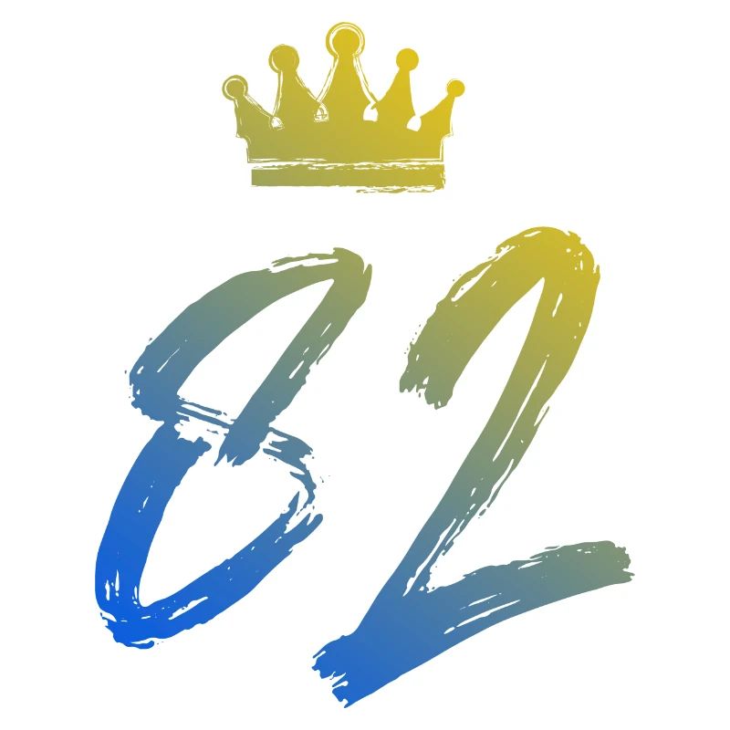 82 Number crown