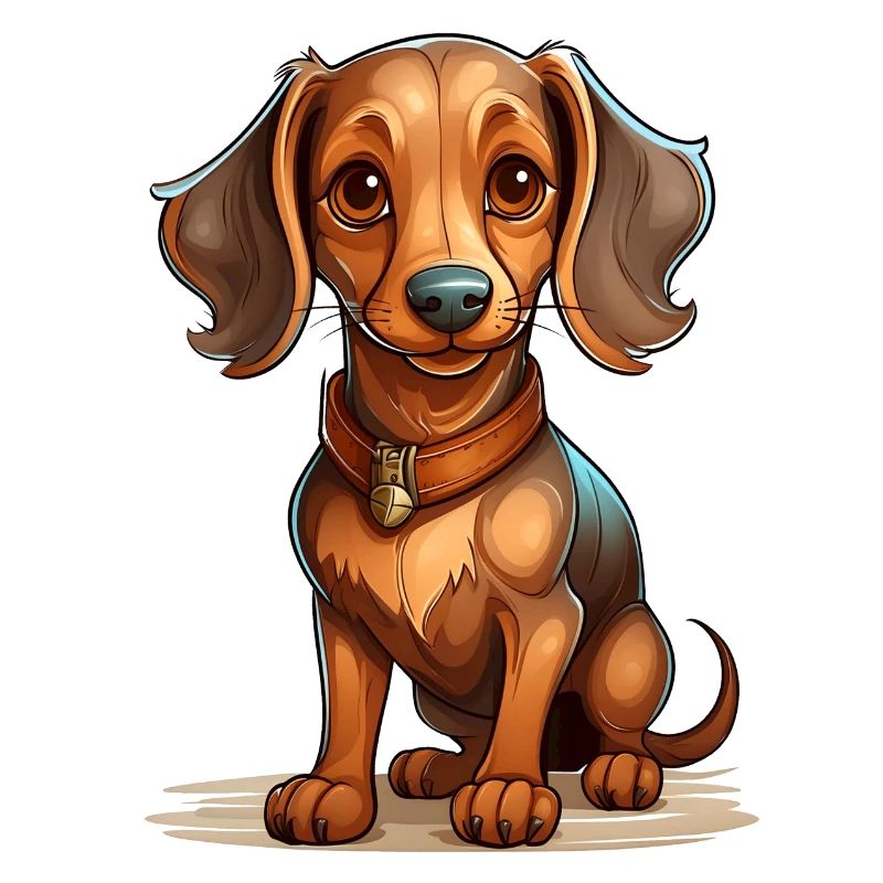 A cute dachshund