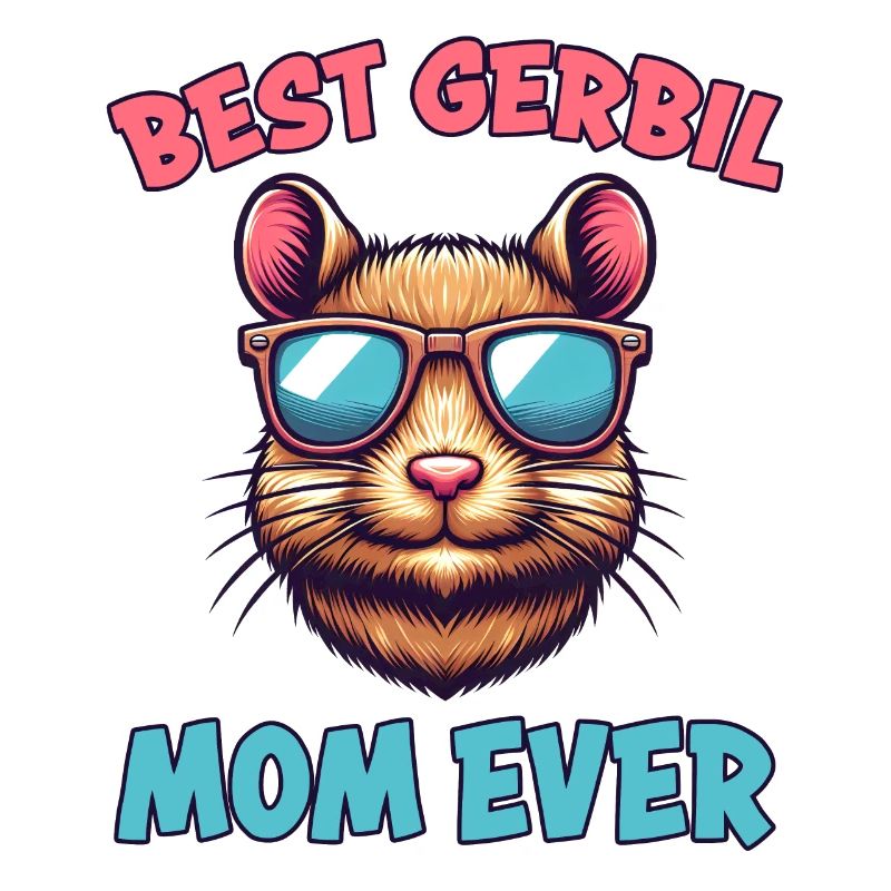 Gerbil Saying Gerbil Mom Funny Gerbil Gift