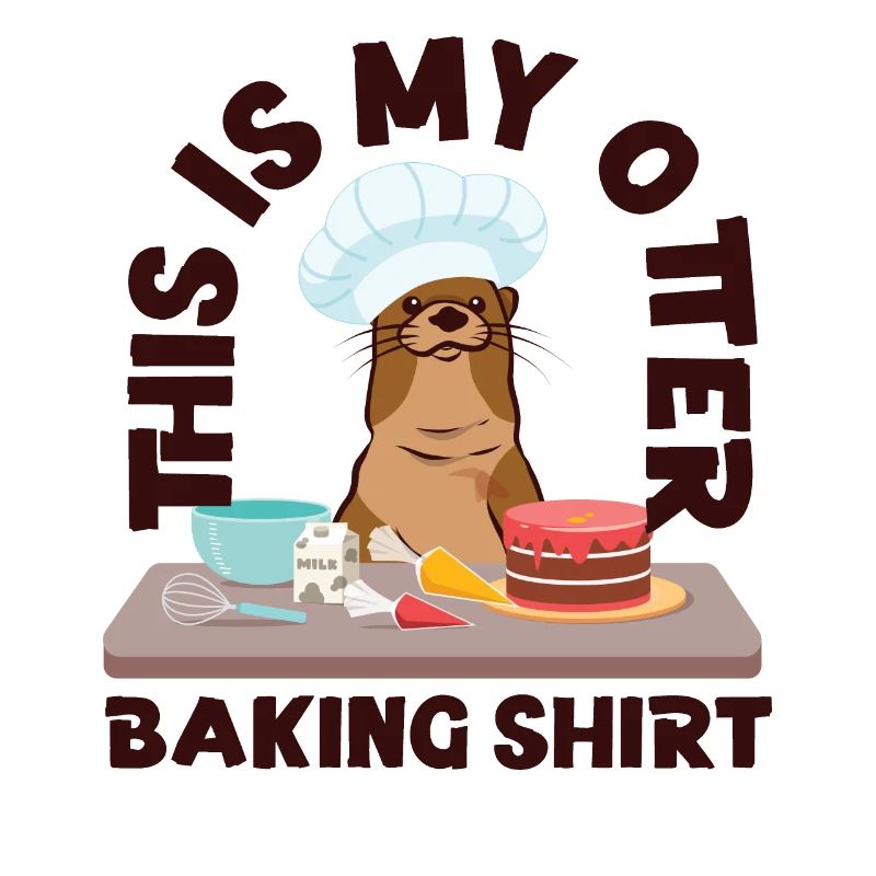 Loutre Baking Jeu de mots C’est ma loutre