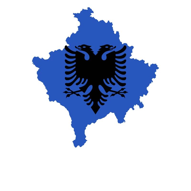 Drapeau du Kosovo « Aigle albanais »