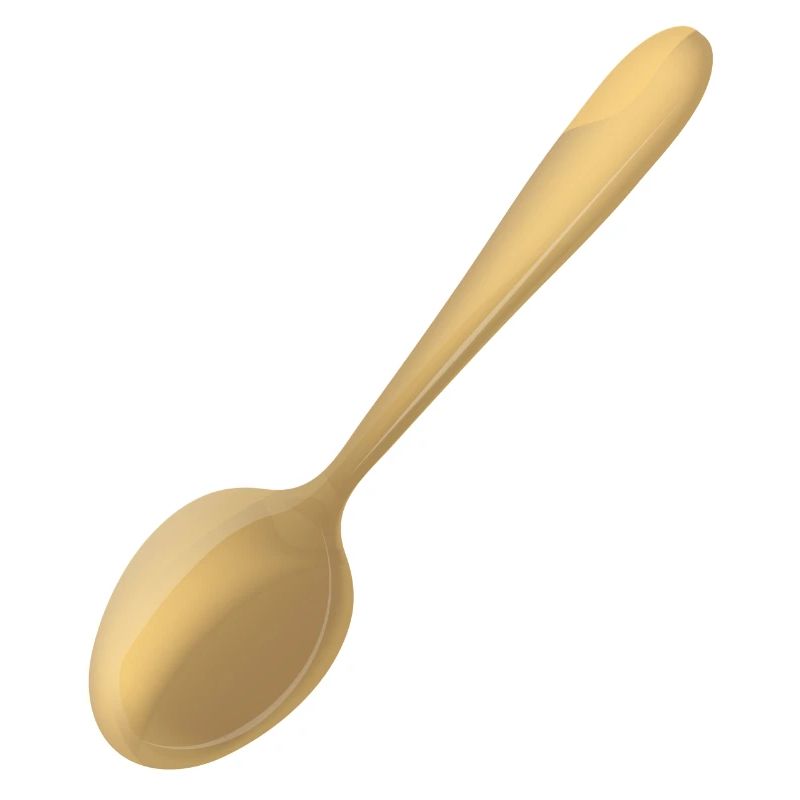 a golden spoon