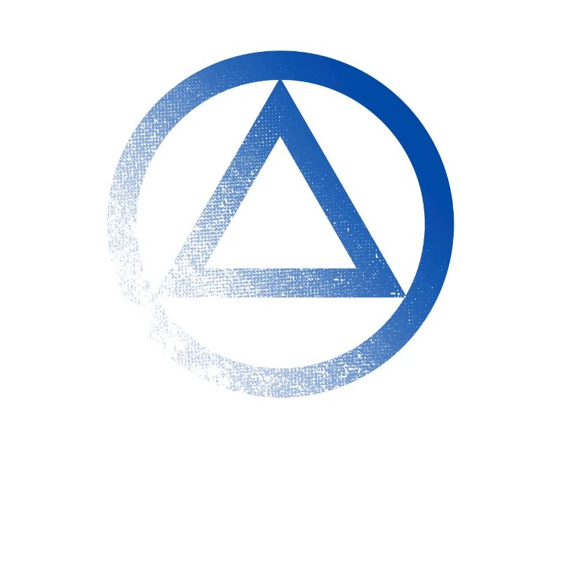 Anonymous alcoholic symbol logo AA NA anti alcohol