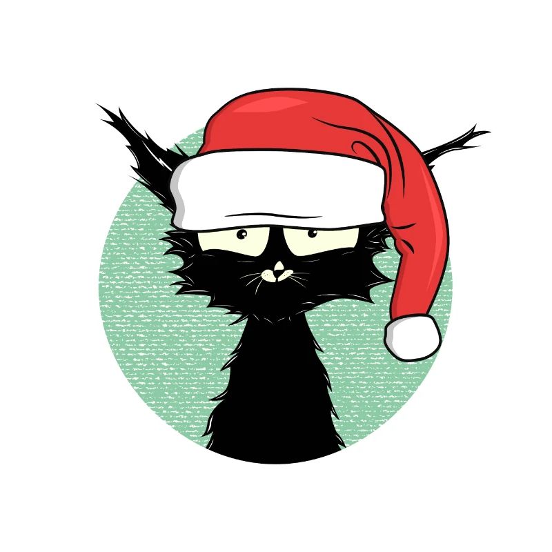 Pyjama chaton de Noël