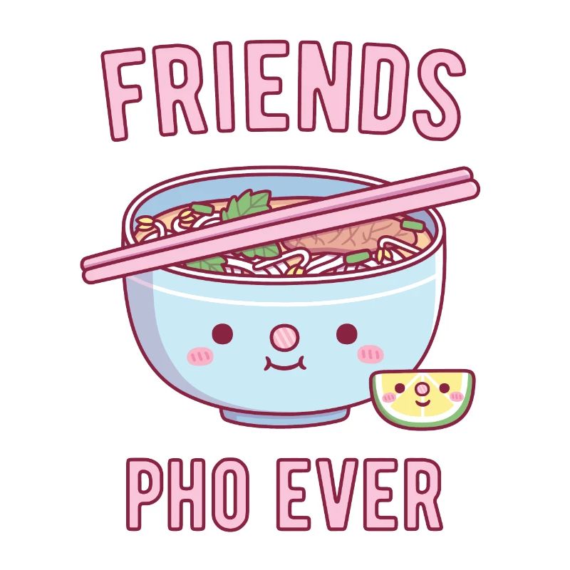 Amis mignons Pho Ever Pun