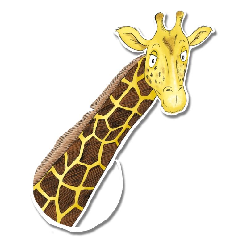 la girafe à l’air