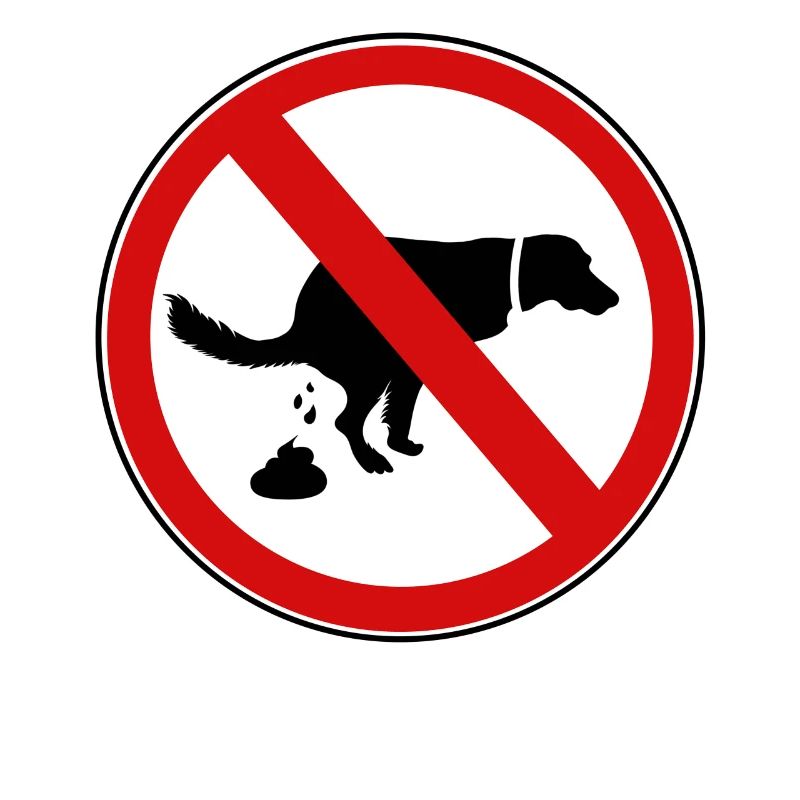 Piles de chiens Interdit