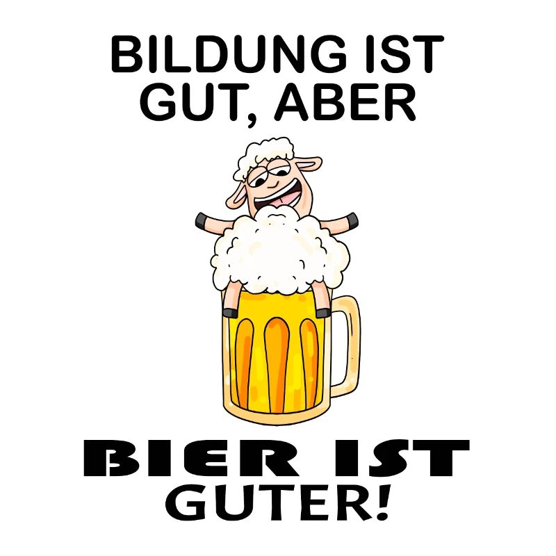 Lustiger Bier Spruch