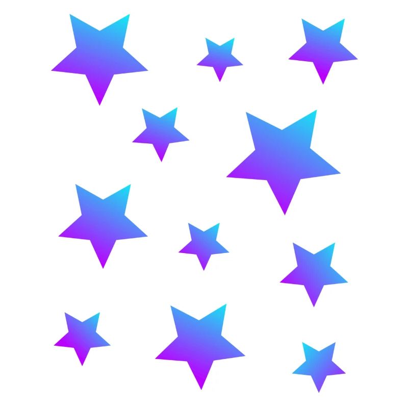 Star Star Pack Bleu-Violet