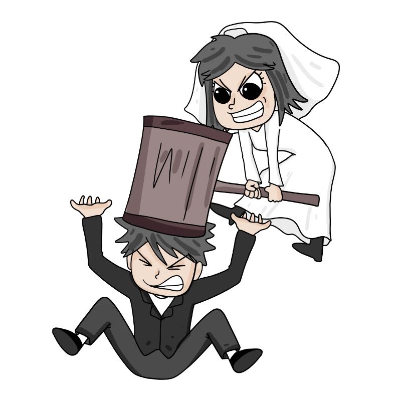 Drôle de mème de mariage