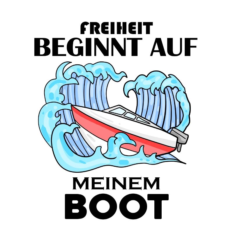 Boot Spruch Geschenk
