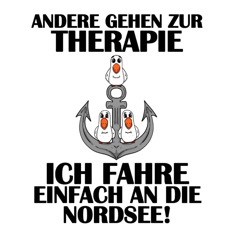 Nordsee Plattdeutsch Spruch Moin Möwe Anker