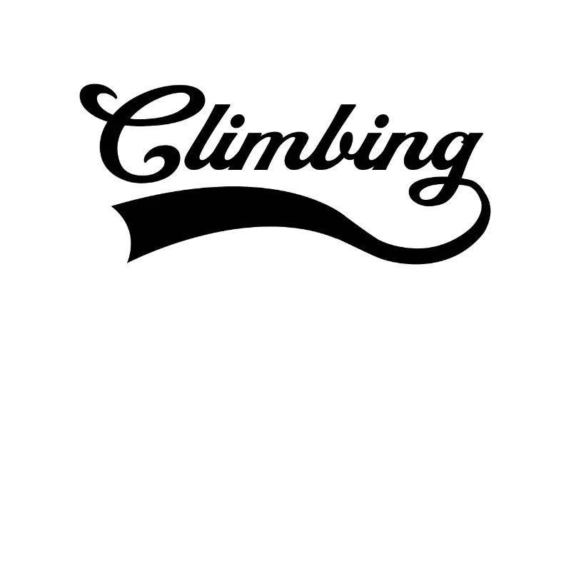Climbing lettering