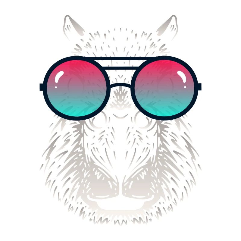 Cooles Capybara mit Sonnenbrille