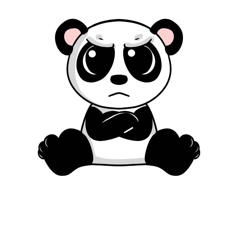 angry panda