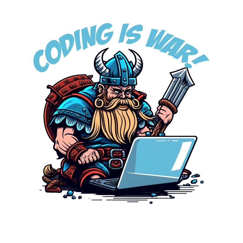 "Coding is war" Wikinger