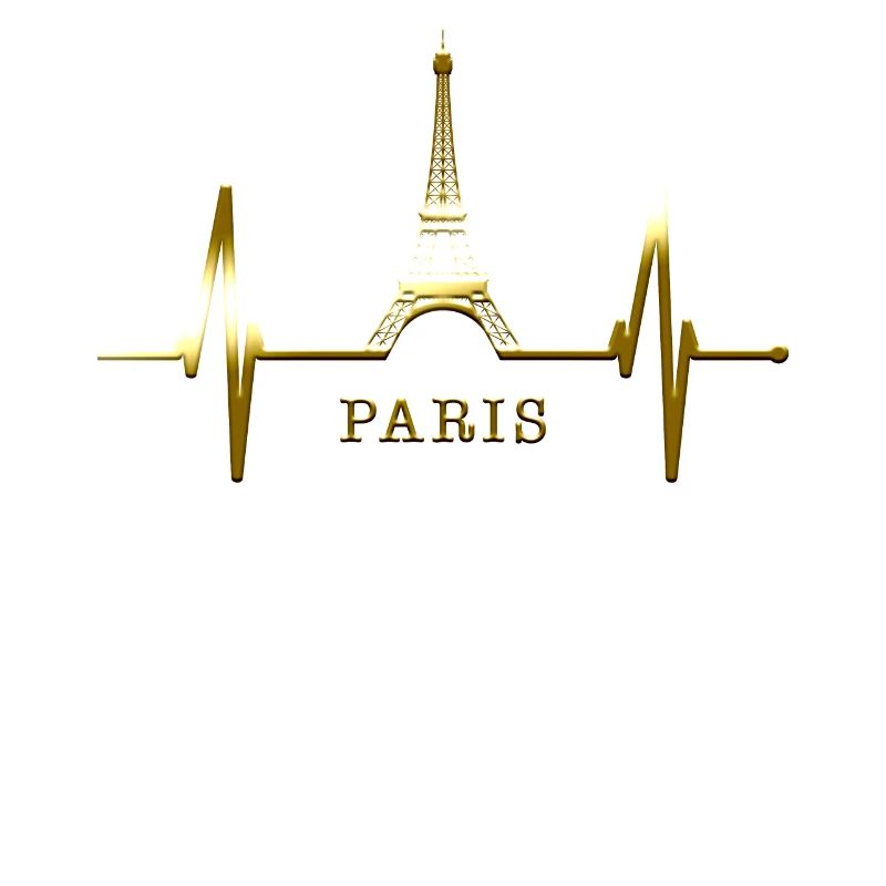 Paris Skyline Herzschlag Eiffelturm Frankreich
