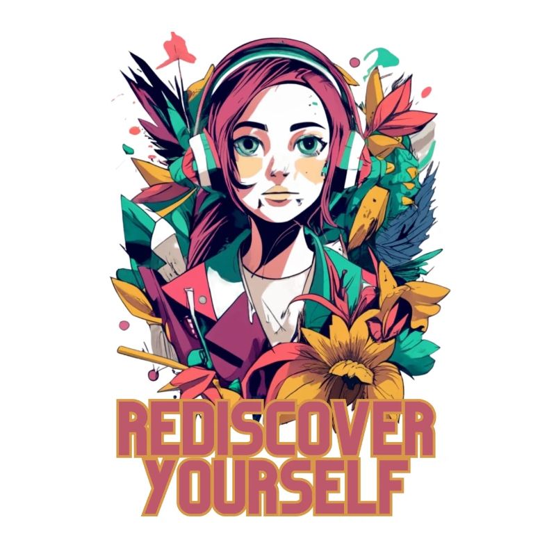 Redécouvrez-vous - Graphique esthétique tendance