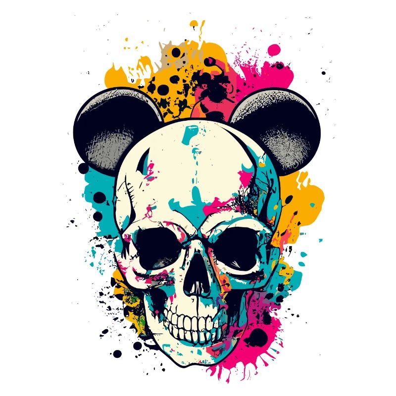 Skull with Mouse Ears Skull