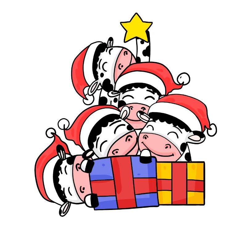 Cow Tree Christmas Christmas Tree