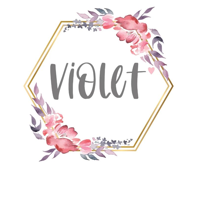 Violet Mädchen Name Baby Geschenk