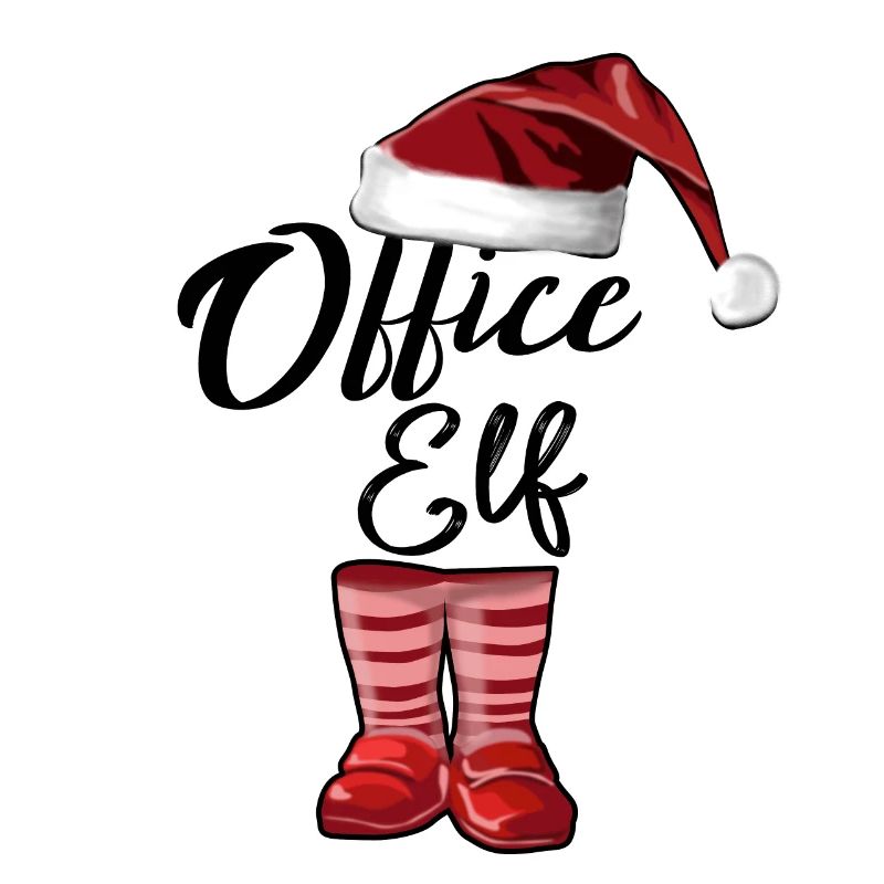 Elfe de bureau – Un design de Noël drôle