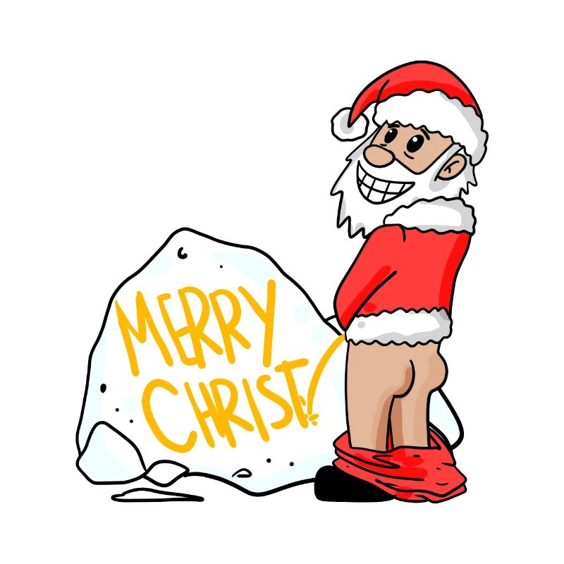 Weihnachtsmann lustig
