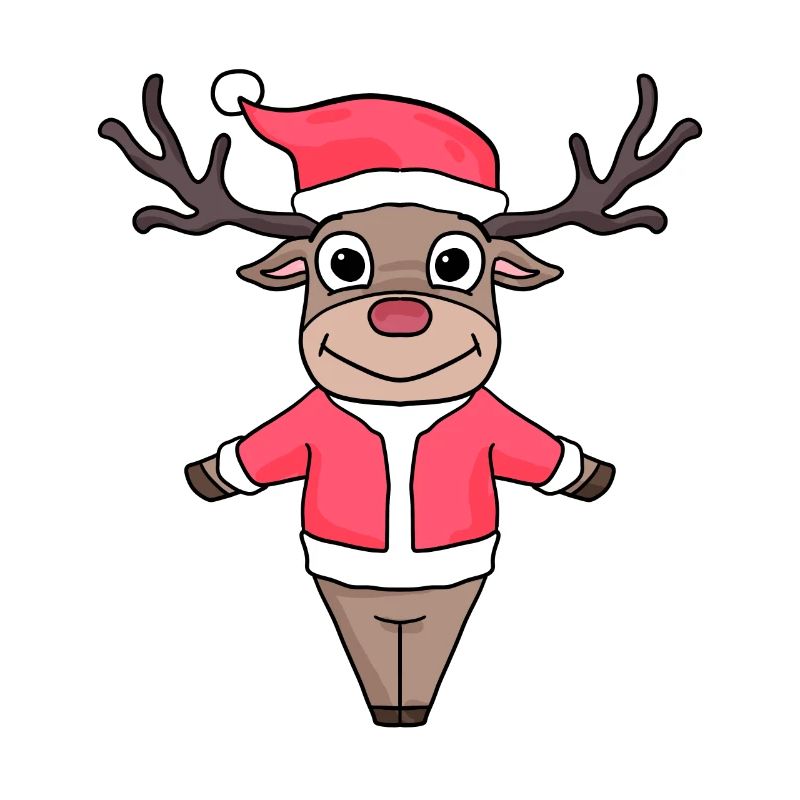 Cerf Noël de Noël