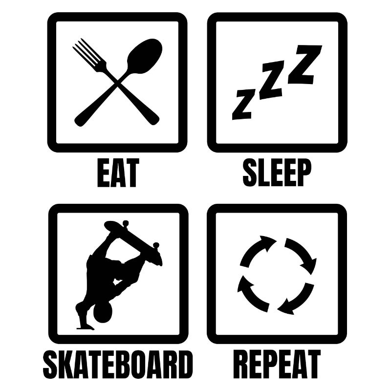 Routine de skateboard