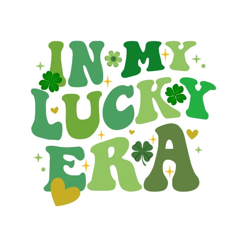 Dans mon ère chanceuse, le trèfle de la Saint-Patrick