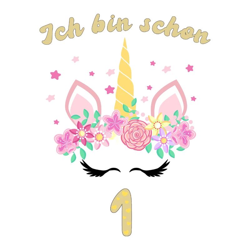Ich bin schon 1- Einhorn