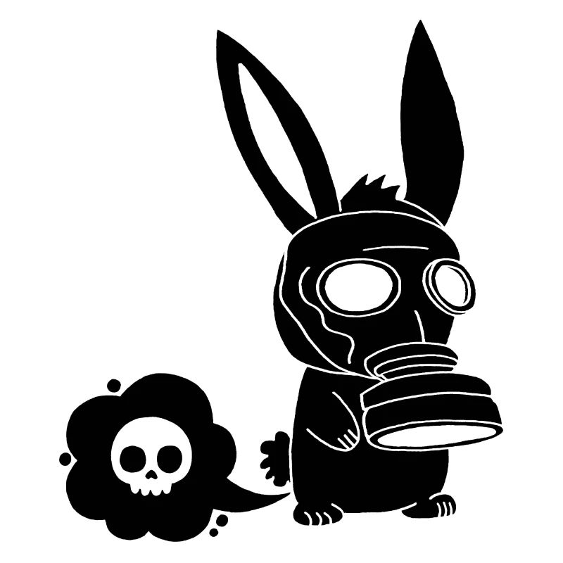 Farting Black Rabbit